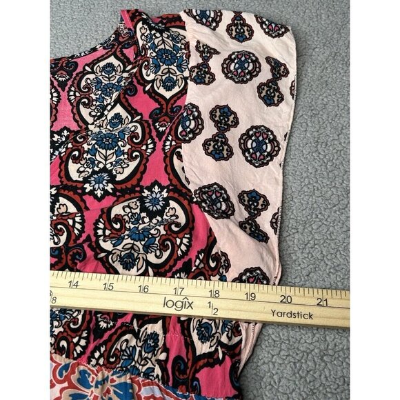 Vintage Y2K Babydoll Top Womens XL Unity World Wear Boho Hippie Gypsy Retro - Picture 7 of 13